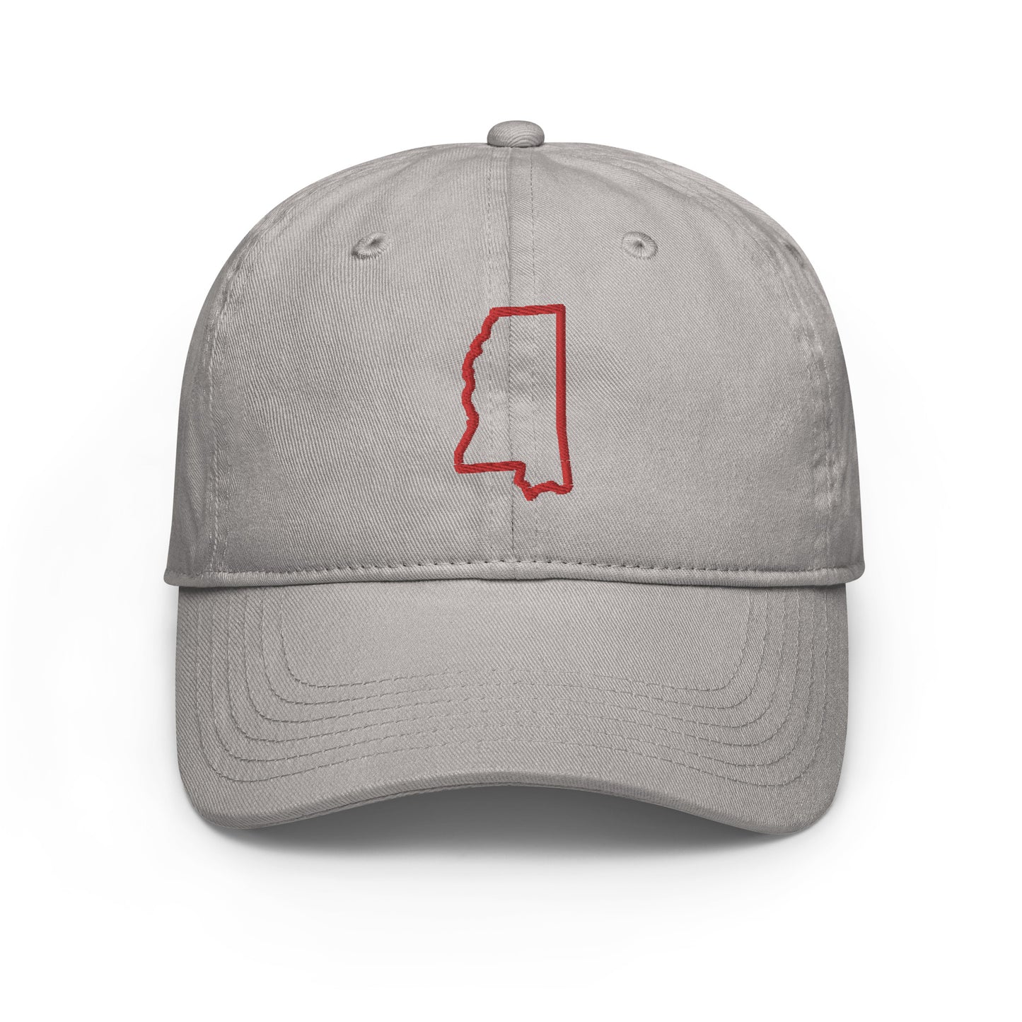 Bestseller! Mississippi Flag Champion Dad Hat (Red)