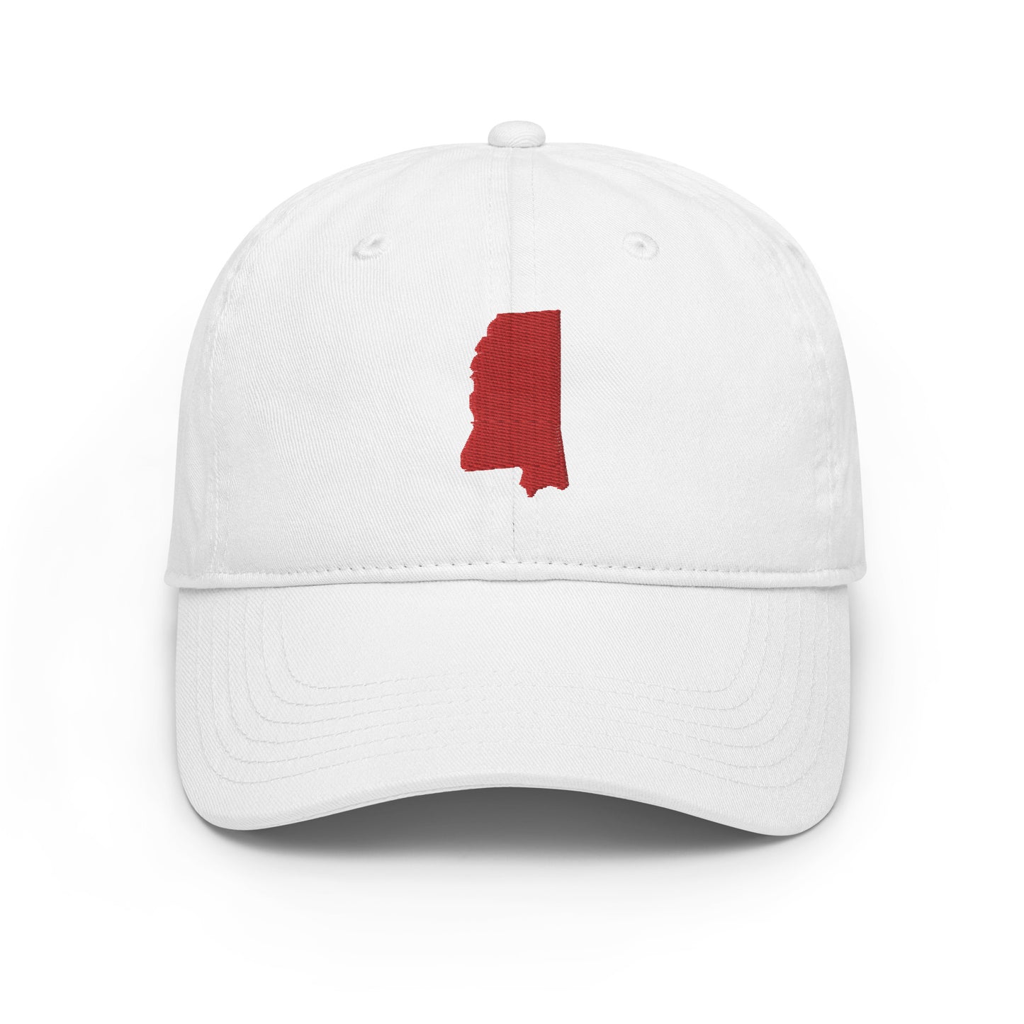 Bestseller! Mississippi Flag Champion Dad Hat (Red)