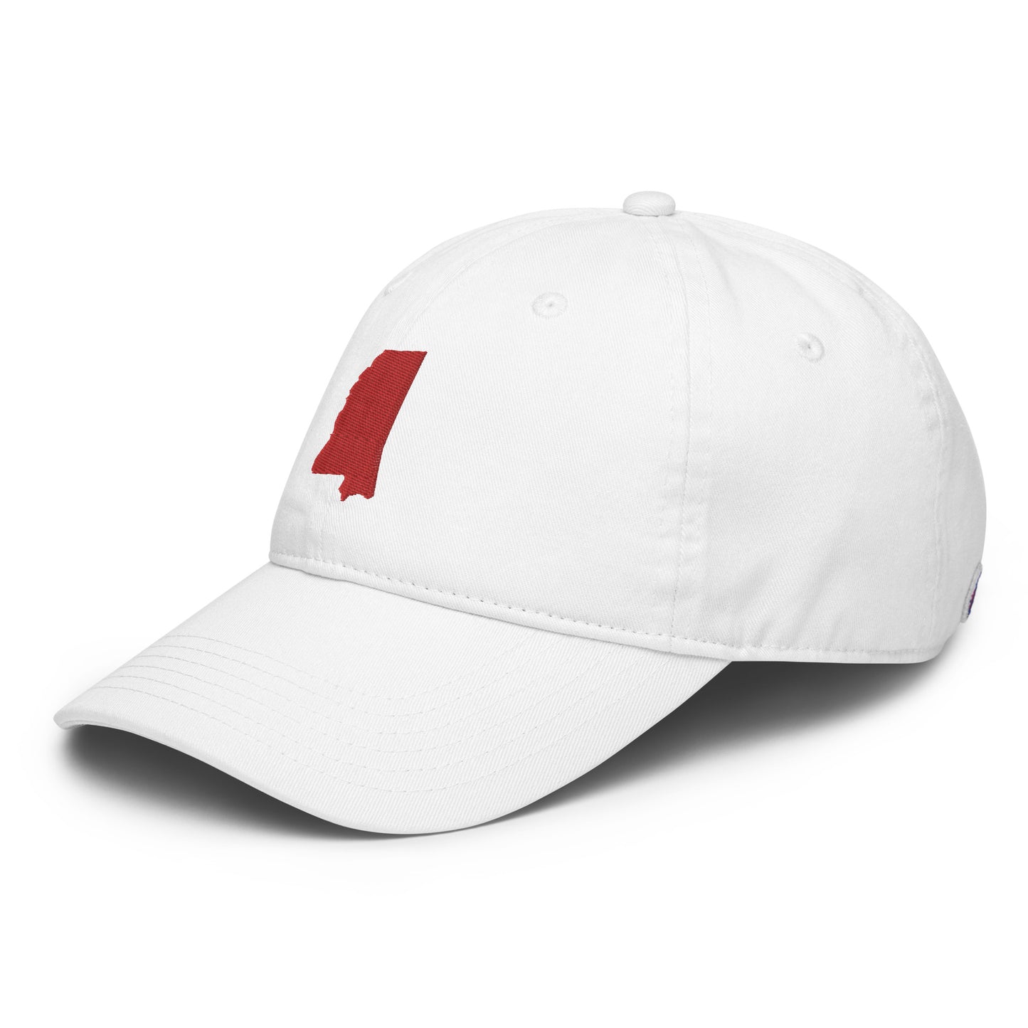 Bestseller! Mississippi Flag Champion Dad Hat (Red)