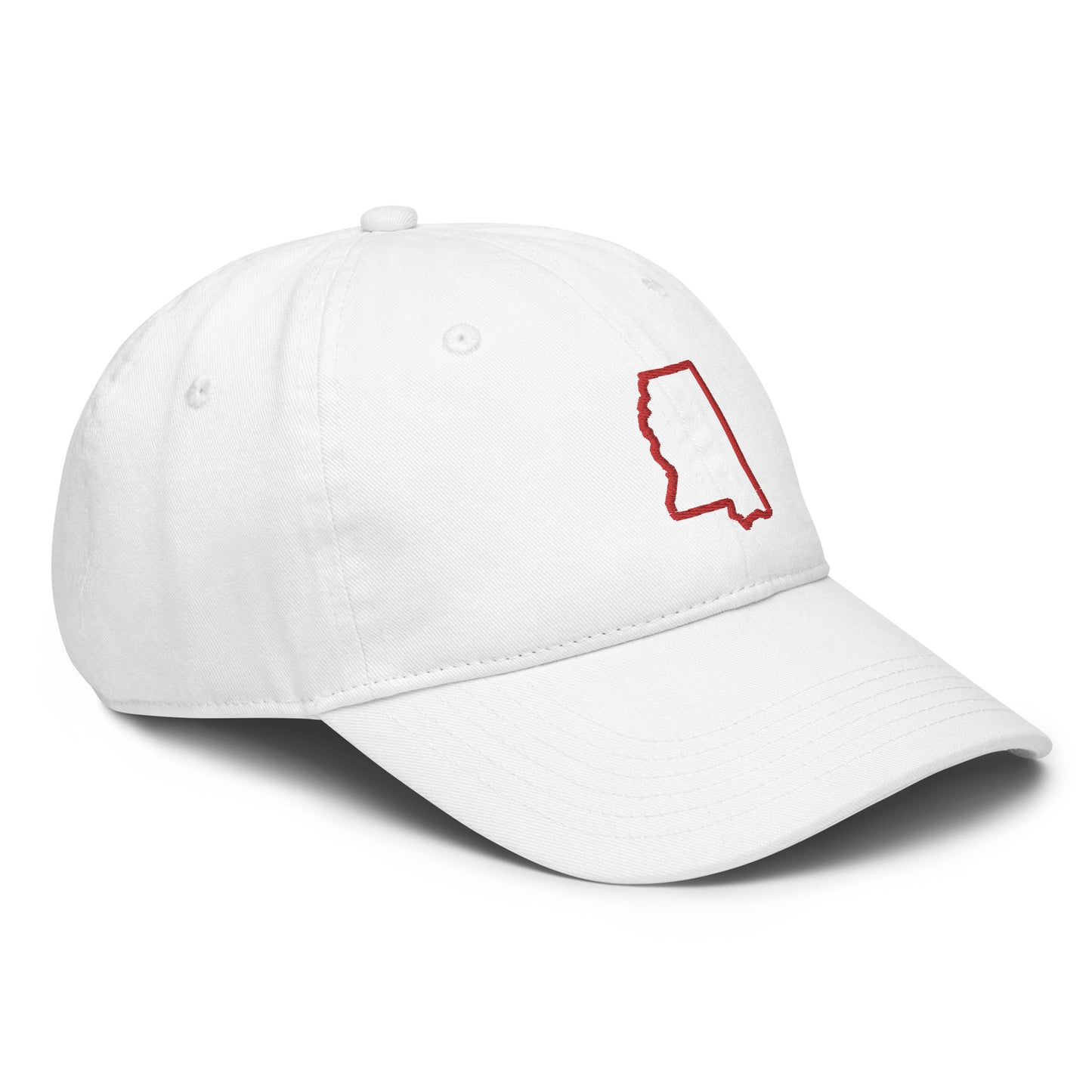 Bestseller! Mississippi Flag Champion Dad Hat (Red)